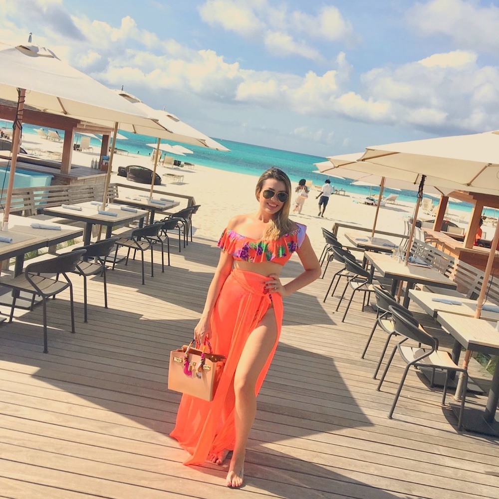 Rose Gold Jelly Waterproof Handbag - Picture 5 of 5